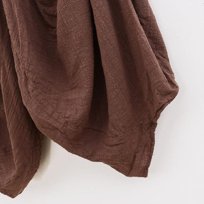 Irregular Linen Casual Women Loose Harem Pants