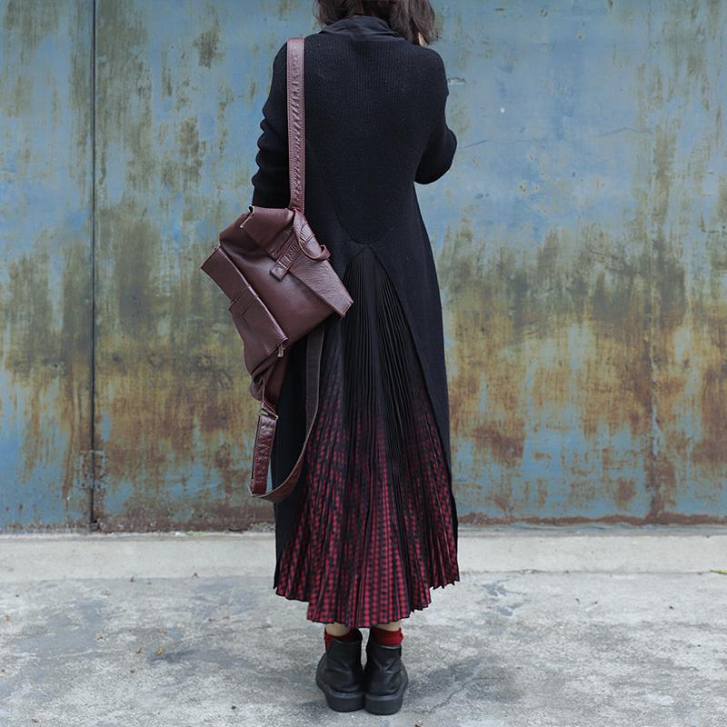 Irregular Draped Design Casual Loose Coat