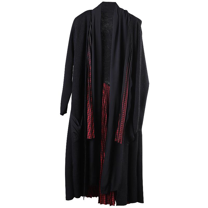 Irregular Draped Design Casual Loose Coat