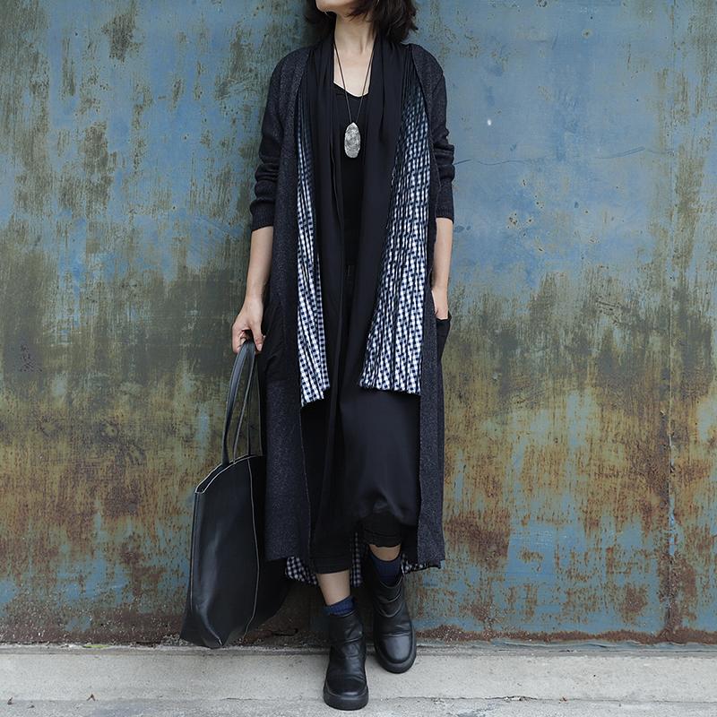Irregular Draped Design Casual Loose Coat