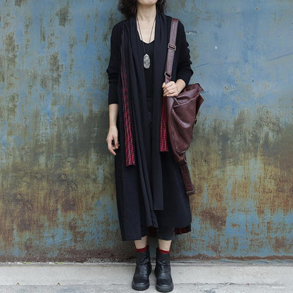 Irregular Draped Design Casual Loose Coat