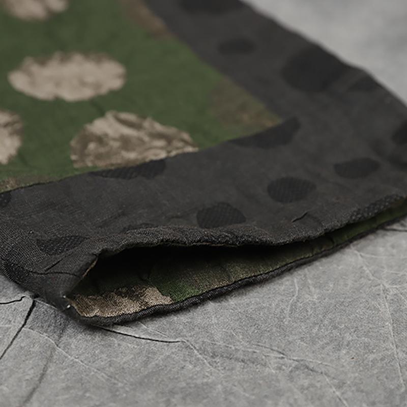 Irregular Geometric Pattern Stitching Retro Coat