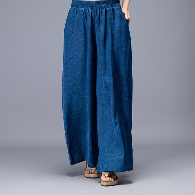 Irregular Hem Printed Two Piece Suit