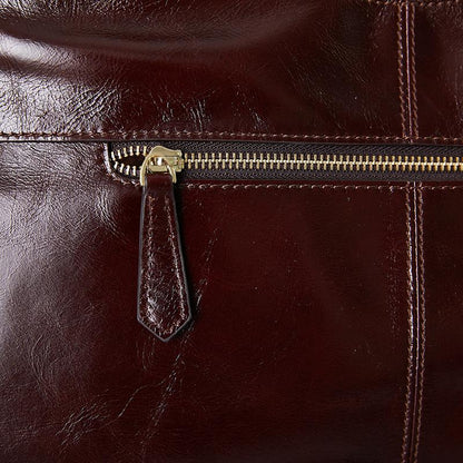 Irregular Retro Leather Women Shoulder Bag