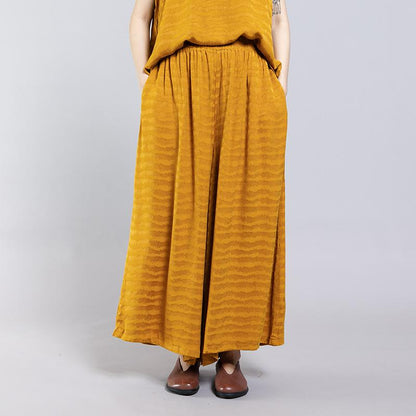 Jacquard Solid Color Two Piece Set