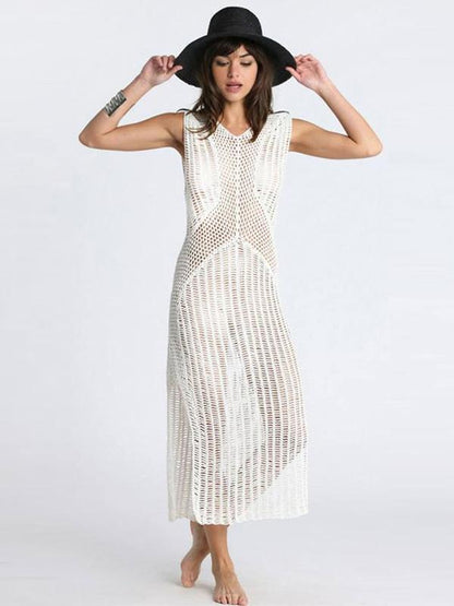 Pretty Apricot Split-side Cover-Up Top