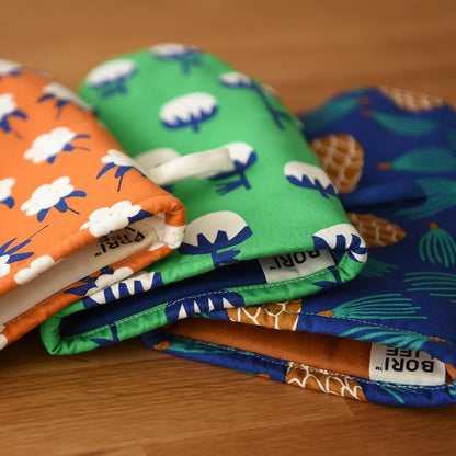 Kitchen Baking Printed Anti-scalding Gloves