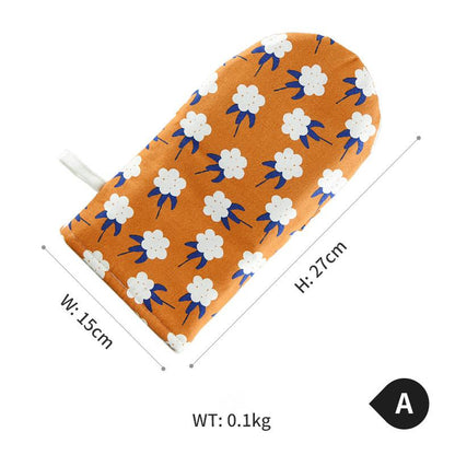 Kitchen Baking Printed Anti-scalding Gloves