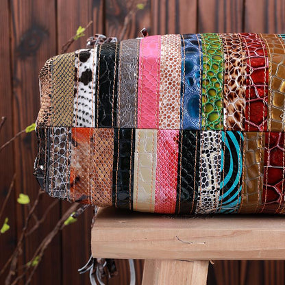 Lady's Fashion Western Style Colorful Handbag