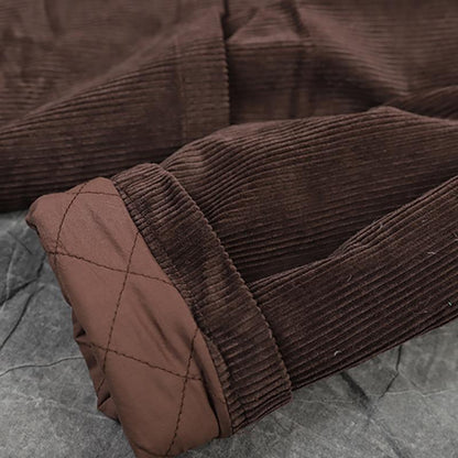 Plus Size - Large Pockets Casual Thermal Hooded Overcoat
