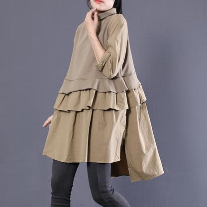 Layering Solid Fashion Turtleneck Women Top