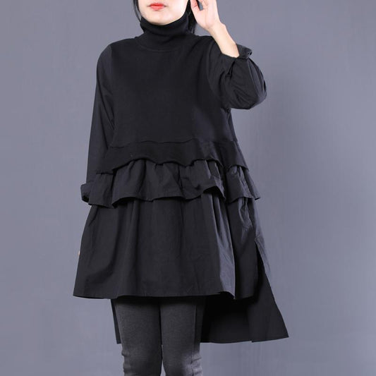 Layering Solid Fashion Turtleneck Women Top