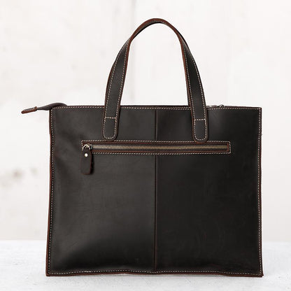 Leather Solid Retro Square Tote Bags