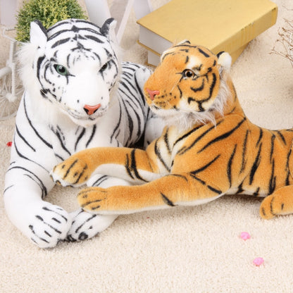 Length including tail Big Tiger  Plush Toy Soft Stuffed Animals Simulation White Tiger Jaguar Doll Children Kids Birthday Gift