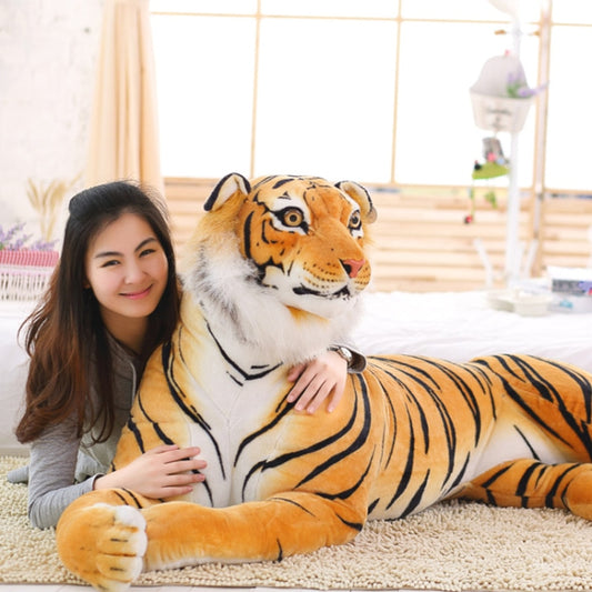 Length including tail Tiger Plush Toy Simulation Tiger Soft Animal Tiger Plush Pillow Toy Doll Kids Gift Stuffed Animals