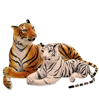 Length including tail Tiger Plush Toy Simulation Tiger Soft Animal Tiger Plush Pillow Toy Doll Kids Gift Stuffed Animals