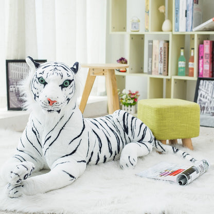 Length including tail Tiger Plush Toy Simulation Tiger Soft Animal Tiger Plush Pillow Toy Doll Kids Gift Stuffed Animals