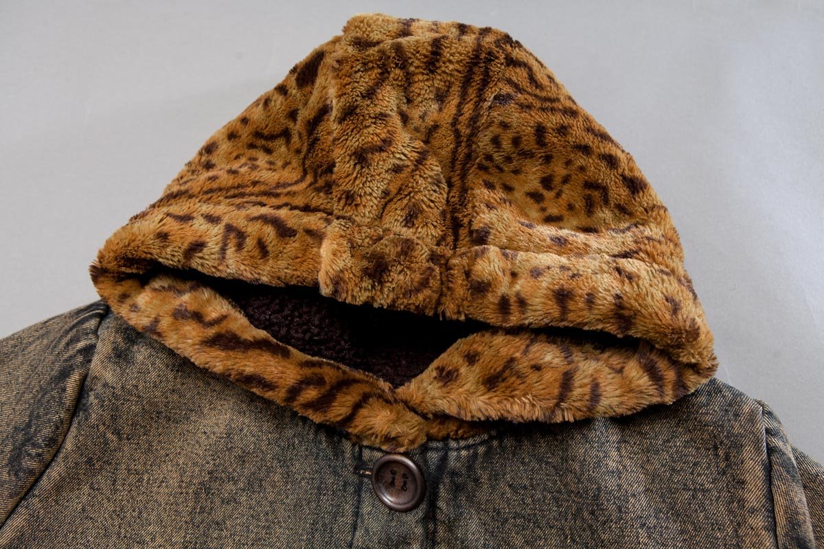 Women Autumn Winter Black Denim Pants