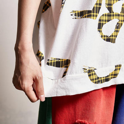Letter Printed Casual Loose Hooded Blouse
