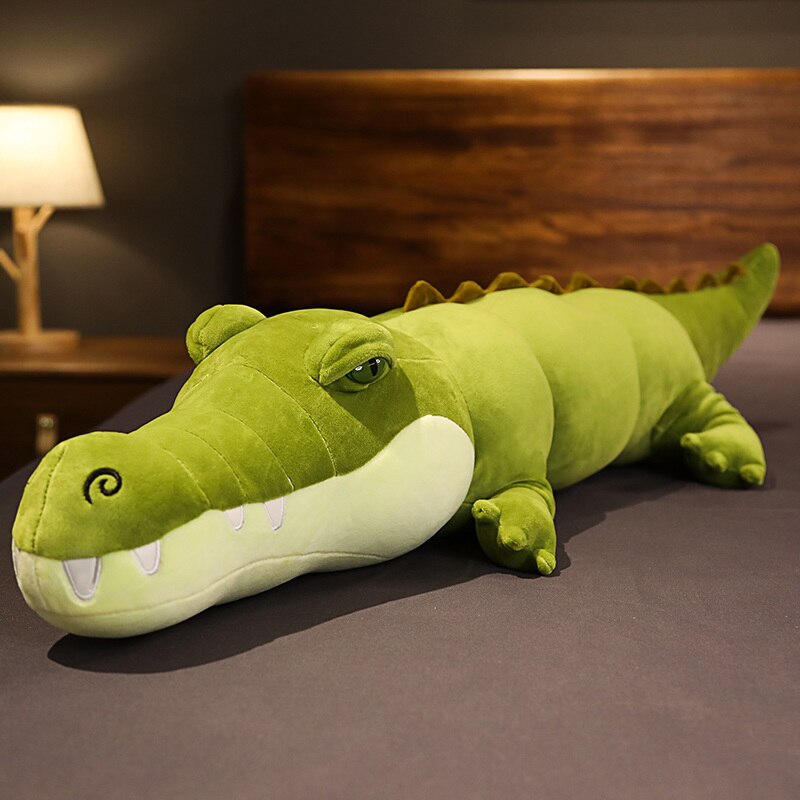 Lifelike Crocodile Plush Toy Stuffed Simulation Alligator Doll Kids Toys Room Sofa Decor Soft Ocean Animals Plush Pillow
