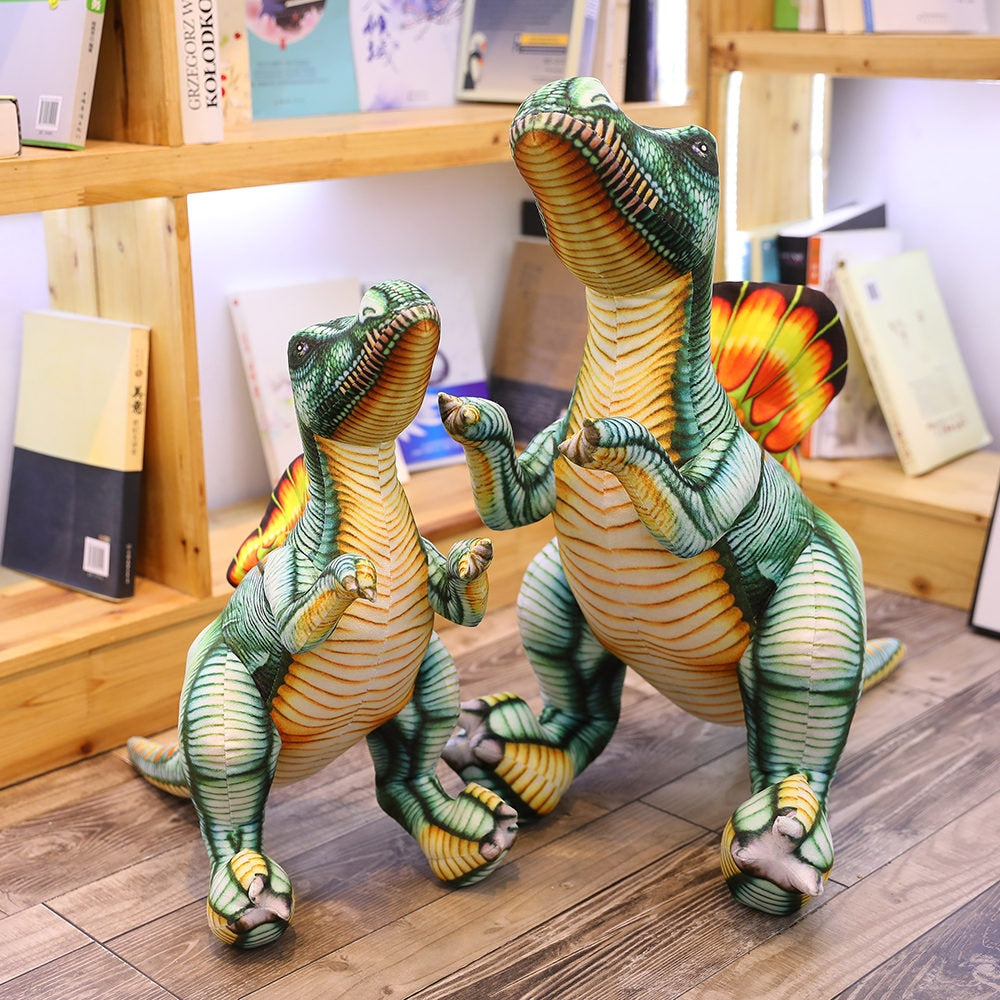 Lifelike Spinosaurus Dinosaur Plush Toy Standing Dino Stuffed Doll Giant Animal Family Boys Kids Gift 40/60/80/100cm