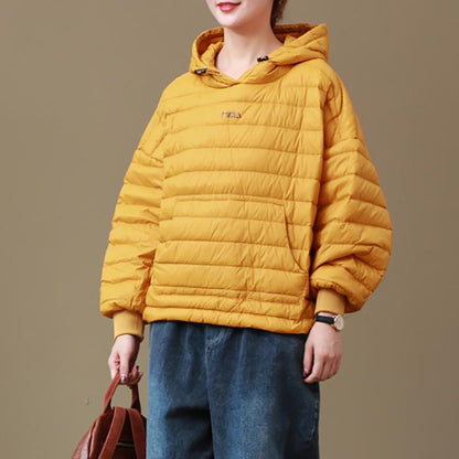 Light and Thin Winter Hooded Down Coat