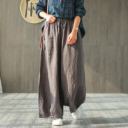 Linen Casual Spring Wide Leg Pants