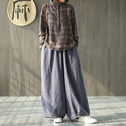 Linen Casual Spring Wide Leg Pants