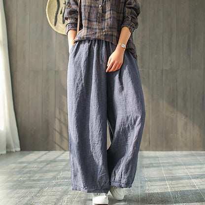 Linen Casual Spring Wide Leg Pants