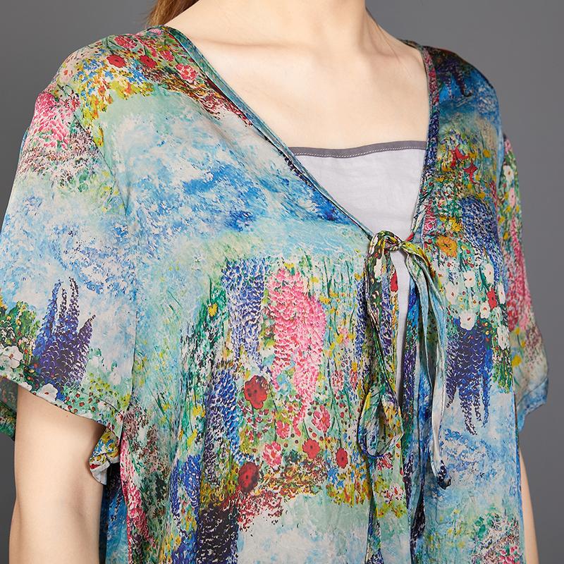 Long Thin Women Lacing Print Coat