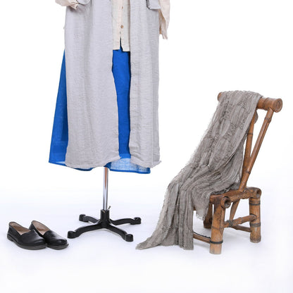 Long Waistcoat And Embroidery Shirt For Women