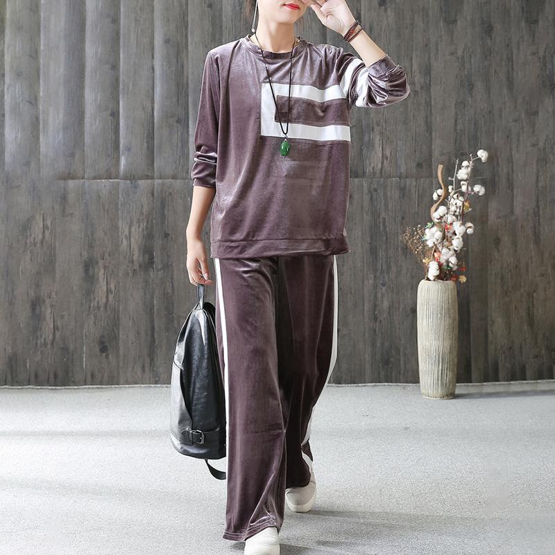 Loose Autumn Women Fashion Sportswear Suit