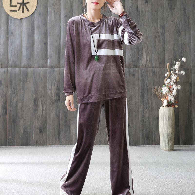 Loose Autumn Women Fashion Sportswear Suit
