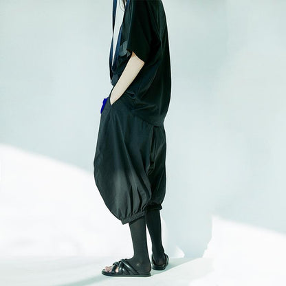 Loose Casual Drop Crotch Harem Pants