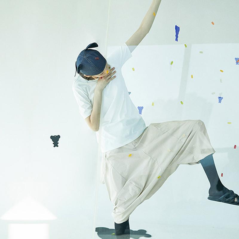 Loose Casual Solid Calf-Length Overalls