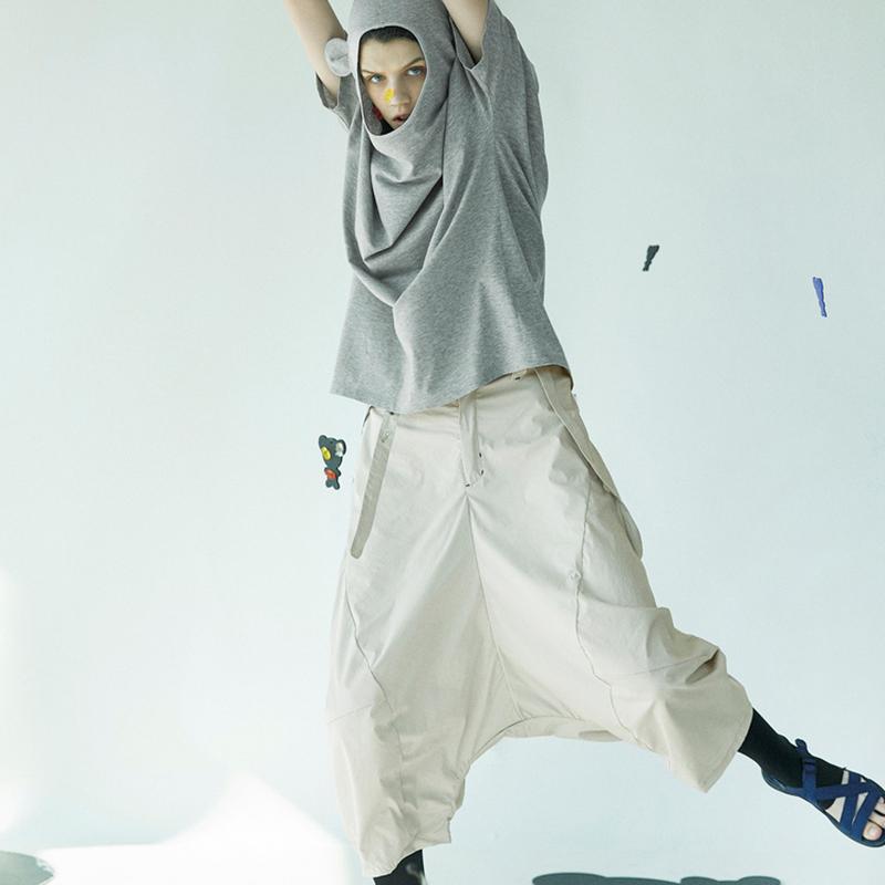 Loose Casual Solid Calf-Length Overalls