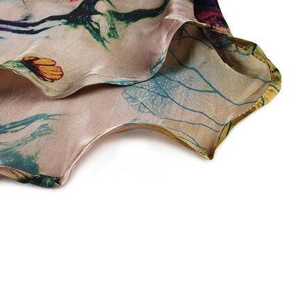 Plus Size Loose Floral Shirt And Wide Leg Pants