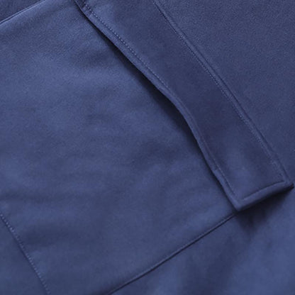 Plus Size - Loose Single Pocket Plus Velvet Sweatshirt