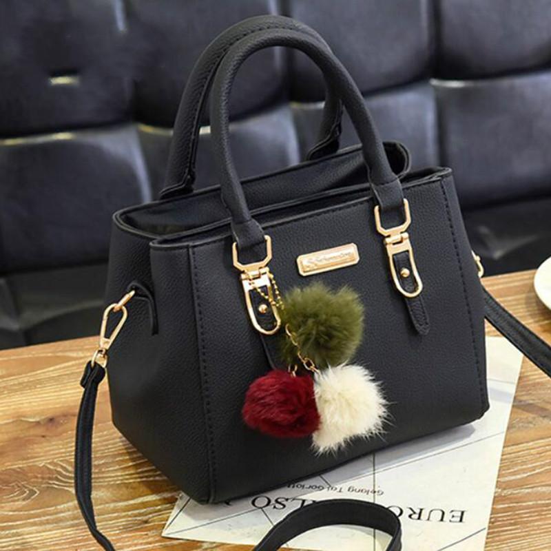 Luxury Handbag Women Bags Women Hairball Shoulder Bag - Zebrant