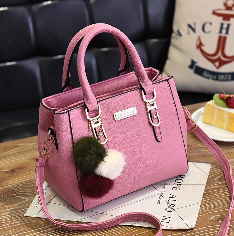 Luxury Handbag Women Bags Women Hairball Shoulder Bag - Zebrant