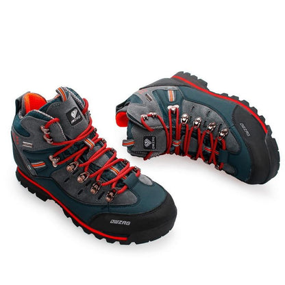Shoes Waterproof Leather Shoes Climbing & Fishing Shoes New Outdoor Shoes Men High Top Winter Boots Trekking Sneaker - Zebrant