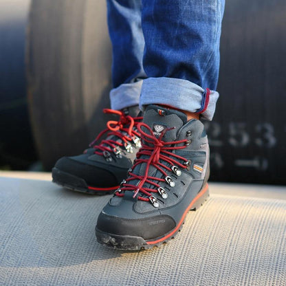 Shoes Waterproof Leather Shoes Climbing & Fishing Shoes New Outdoor Shoes Men High Top Winter Boots Trekking Sneaker - Zebrant