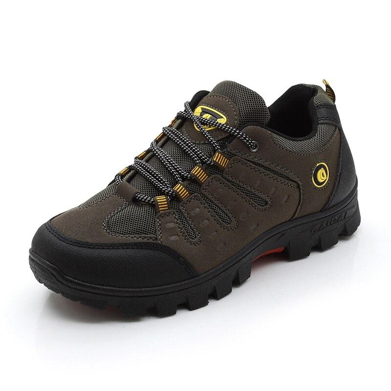 Men's Waterproof Hiking Shoes Travel Shoes Autumn Outdoor Non-slip Wear Sneakers Men Lace Up Trekking Climbing Sports Shoes Male - Zebrant