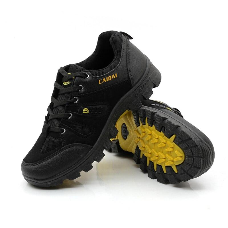 Men's Waterproof Hiking Shoes Travel Shoes Autumn Outdoor Non-slip Wear Sneakers Men Lace Up Trekking Climbing Sports Shoes Male - Zebrant