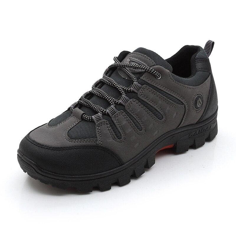 Men's Waterproof Hiking Shoes Travel Shoes Autumn Outdoor Non-slip Wear Sneakers Men Lace Up Trekking Climbing Sports Shoes Male - Zebrant