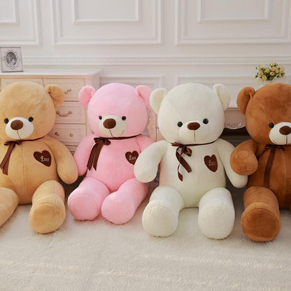 New Giant Big Teddy Bear Skin Cover Plush Toys Skin with Zipper 4 Colors No Cotton New Fashion Plush/nano Doll Pp Cotton Unisex