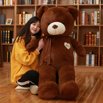New Giant Big Teddy Bear Skin Cover Plush Toys Skin with Zipper 4 Colors No Cotton New Fashion Plush/nano Doll Pp Cotton Unisex