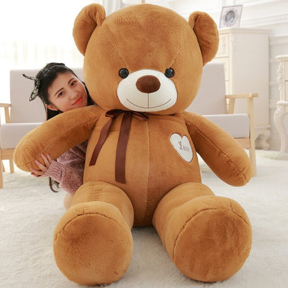 New Giant Big Teddy Bear Skin Cover Plush Toys Skin with Zipper 4 Colors No Cotton New Fashion Plush/nano Doll Pp Cotton Unisex