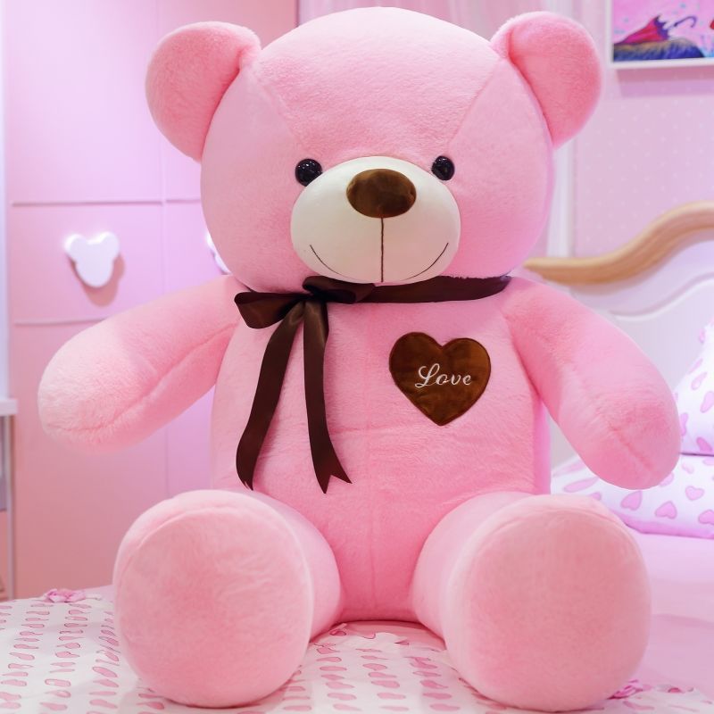 New Hot High Quality 4 Colors Teddy Bear With Love Stuffed Animals Bear Plush Toys Doll Pillow Kids Lovers Birthday Baby Gift