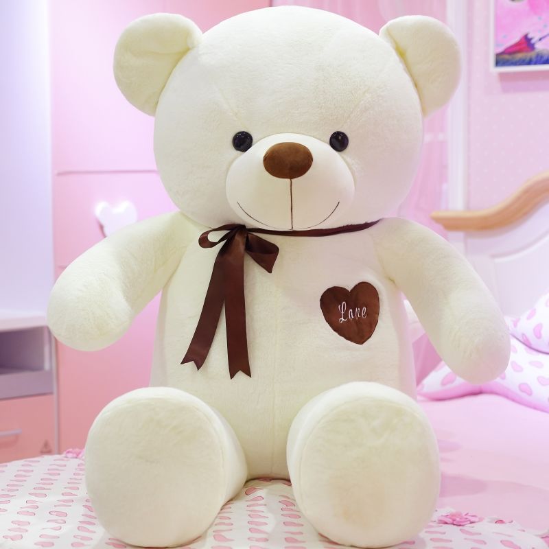 New Hot High Quality 4 Colors Teddy Bear With Love Stuffed Animals Bear Plush Toys Doll Pillow Kids Lovers Birthday Baby Gift